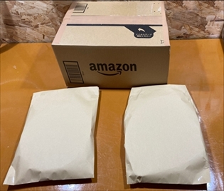 封筒梱包、Amazonボックス